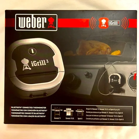 Weber, Other, Weber Igrill 3 Mounts On Weber Genesis Ii Or Spirit Ii Gas  Grill